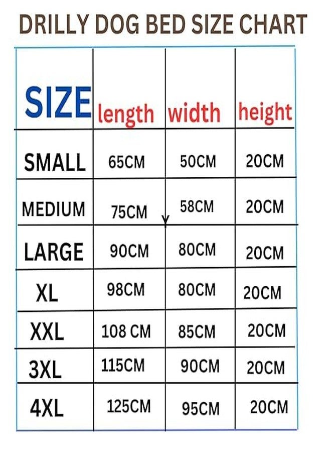 DRILLY Deluxe Fur 4XL Dog Bed for Extra Large Dogs Washable-Orthopedic Big Dog Beds | Big Breed | | Giant Human Dog Bed ''' (4XL) - Image 3